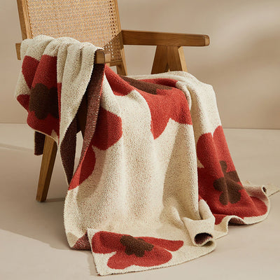 Flower Knitted Blanket - HGHOM