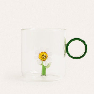 A Sunflower Glass Cup - HGHOM