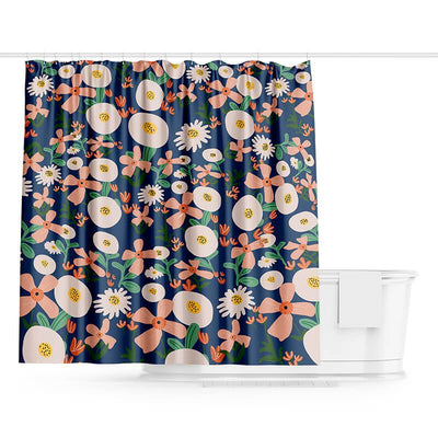 Colorful Printed Waterproof Shower Curtains - HGHOM