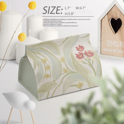 Elegant Floral Tissue Box - HGHOM