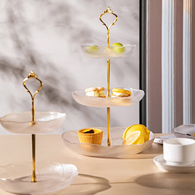 Flower Glass Dessert Stand - HGHOM