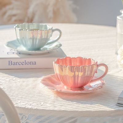 Pearl Petal Cup and Saucer - HGHOM