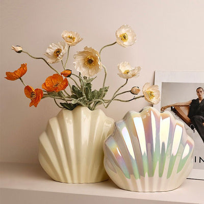 Shell Ceramic Vase - HGHOM