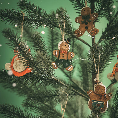 Resin Gingerbread Man Christmas Decoration - HGHOM