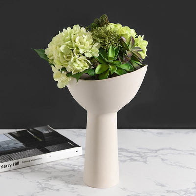 Minimalist Light Luxury Ceramic Flower Pot HGHOM 