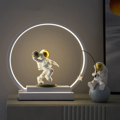 Astronaut Fishing Star Bedside Lamp - HGHOM