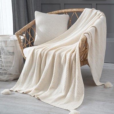 "Autonoe" Knitting Blanket - HGHOM