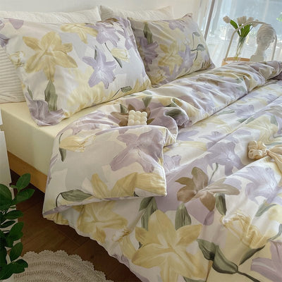 Beautiful Lily Cotton Bedding - HGHOM