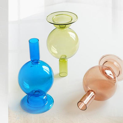 Bubble Glass Candle Holder Decoration - HGHOM
