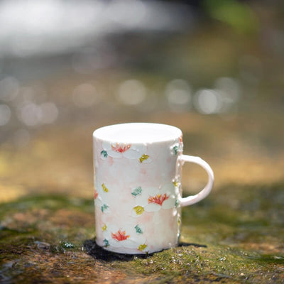 Camellia Hand Painted Coffee Cup - HGHOM