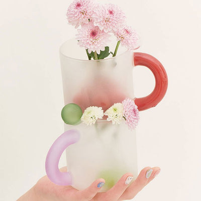Candy-Color Matte Glass Design Glass Cup - HGHOM