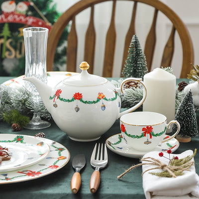 Christmas Theme Coffee Tea Cup Set - HGHOM