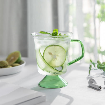 Contrasting Design Glass Cup - HGHOM