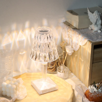 Crystal Glass Bedside Lamp - HGHOM