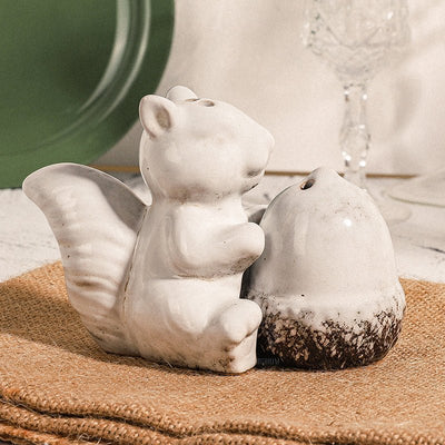 Cute Squirrel Ceramic Pepper Shakers - HGHOM
