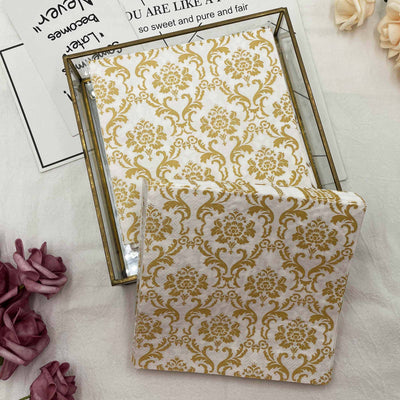 Disposable Folded Tissue Paper With Golden Pattern - HGHOM
