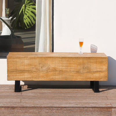 Faux Wooden Pile Multifunctional Table【Presale】 - HGHOM