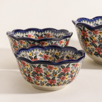Floral Lace Ceramic Bowl - HGHOM