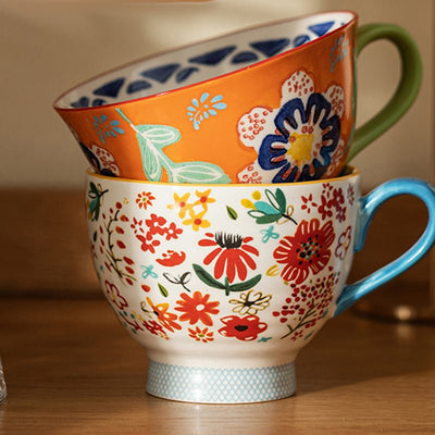 Floral Pattern Mug - HGHOM