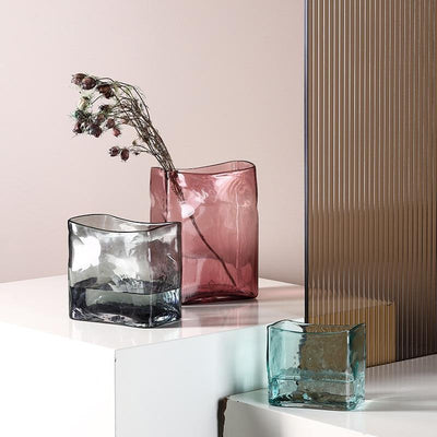 Glass Colored Vase - HGHOM