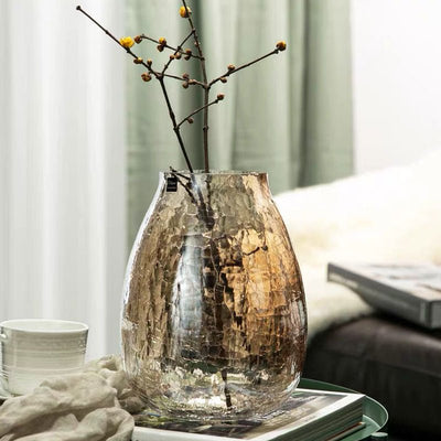 Ice Flower Glass Vase - HGHOM