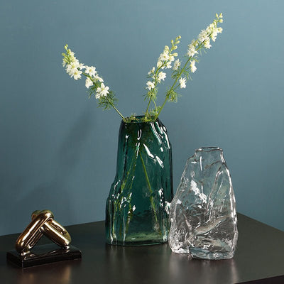 Irregular Mountain Glass Vase - HGHOM