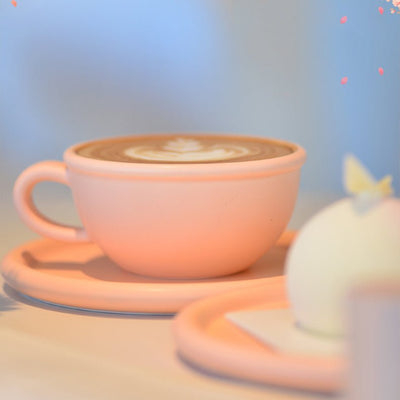 Macaron Color Coffee Cup And Saucer - HGHOM