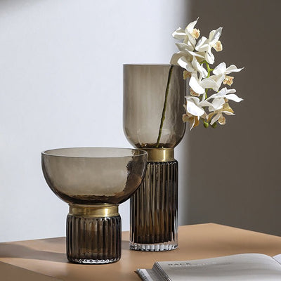 Modern Minimalist Glass Vase - HGHOM