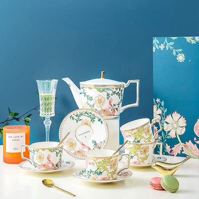 Morris British Luxury Ceramic Coffee Cup Set - HGHOM