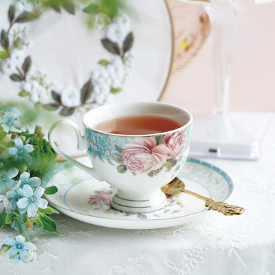 Rose Afternoon Tea Cup and Saucer Set - HGHOM