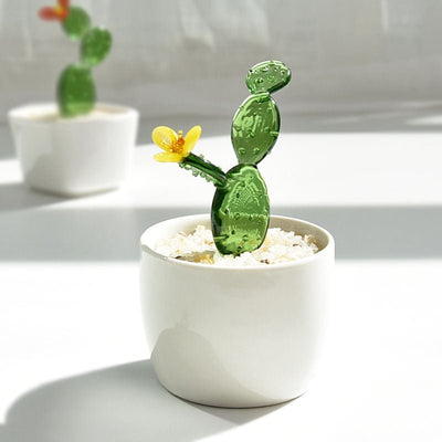 Simulation Cactus Decoration Glass Ornament - HGHOM