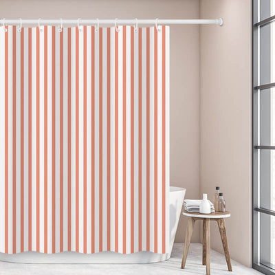 Striped Waterproof Shower Curtains - HGHOM