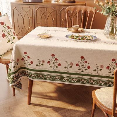 Vintage Bouquet Print Tablecloth - HGHOM